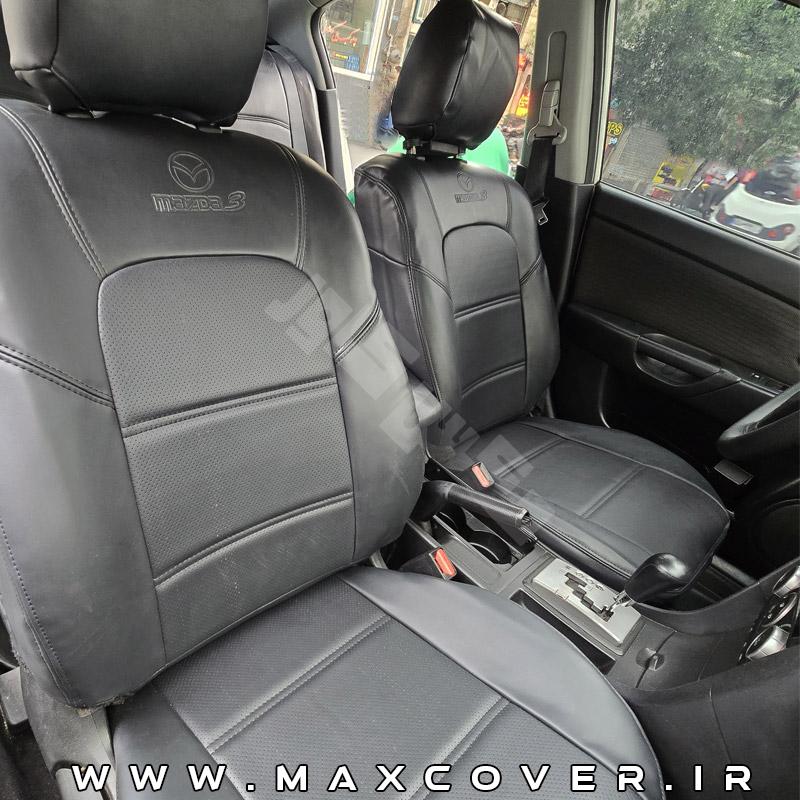 روکش صندلی مزدا 3 Mazda چرم مشکی خارجی اصلی شرکتی