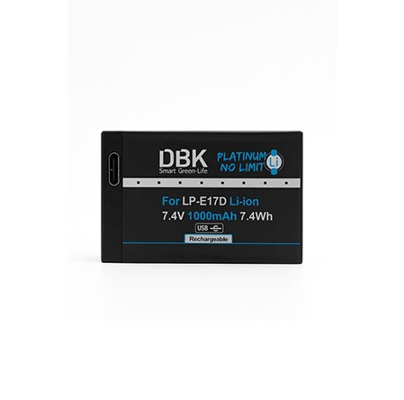 باتری دی بی کی DBK LP-E17 به همراه کابل شارژ