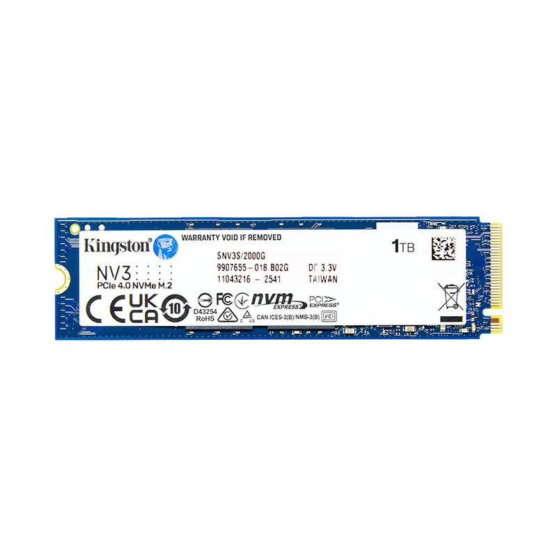 اس اس دی اینترنال PCIe Gen4 x4 کینگستون مدل NV3 ظرفیت 1 ترابایت