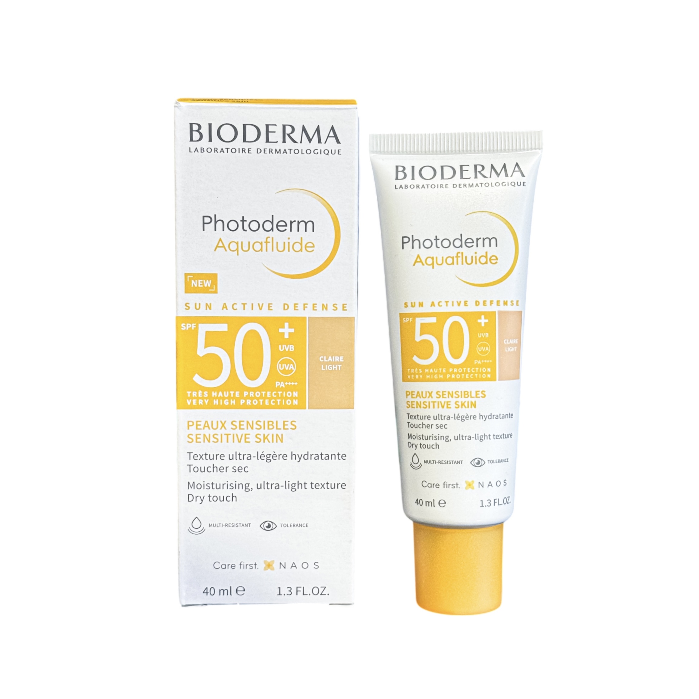 ضد آفتاب رنگی آکوافلوید فوتودرم SPF50 بایودرما رنگ لایت 40 میل