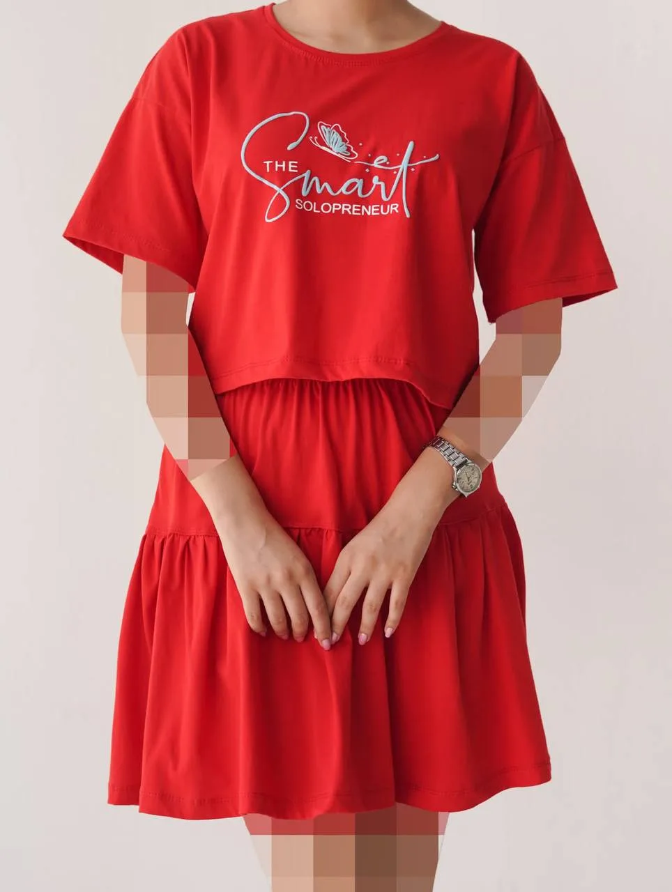 کراپ دامن زنانه پروانه (کپی)