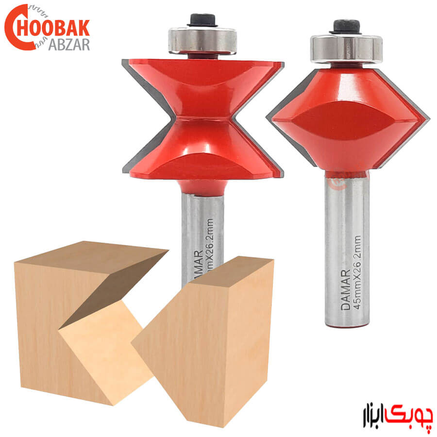 ست تیغ اتصال پروانه ای دامار کد DMBM4604WB