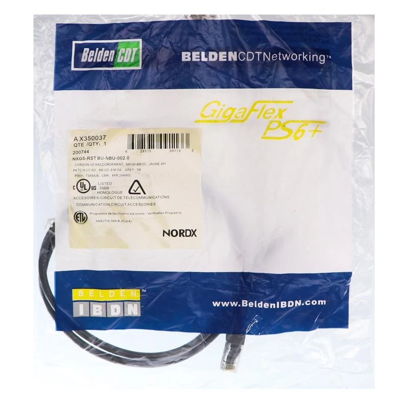 کابل شبکه Cat6 بلدن طول 1 متر