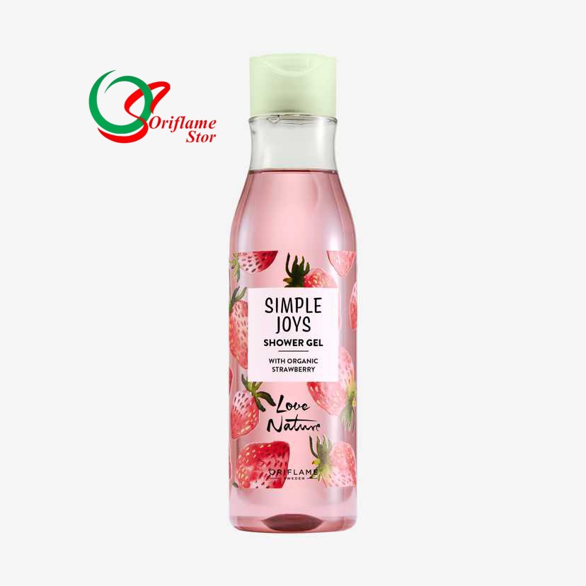 شامپو بدن (شاورژل) با عصاره ارگانیک توت فرنگی لاونیچر (47193)