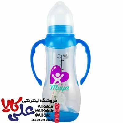 شیشه شیر خوی 250 میل دسته دار مایا مدل love