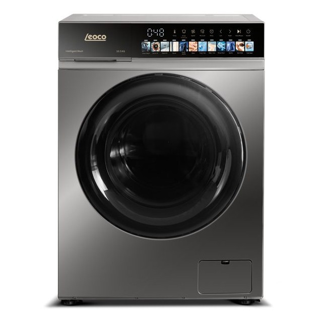 ماشین لباسشویی هوشمند 10.5 کیلوگرم اتوماتیک لئوکو مدل LWM10512S/W - نقره ای