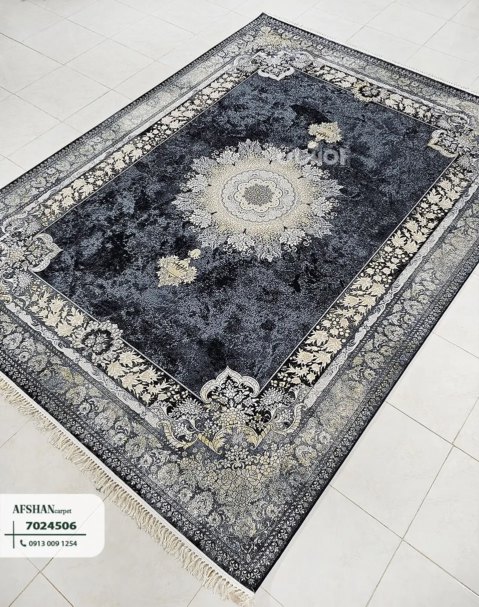 فرش 700 شانه آکرلیک طرح گلاره کد 7024506 آرزو