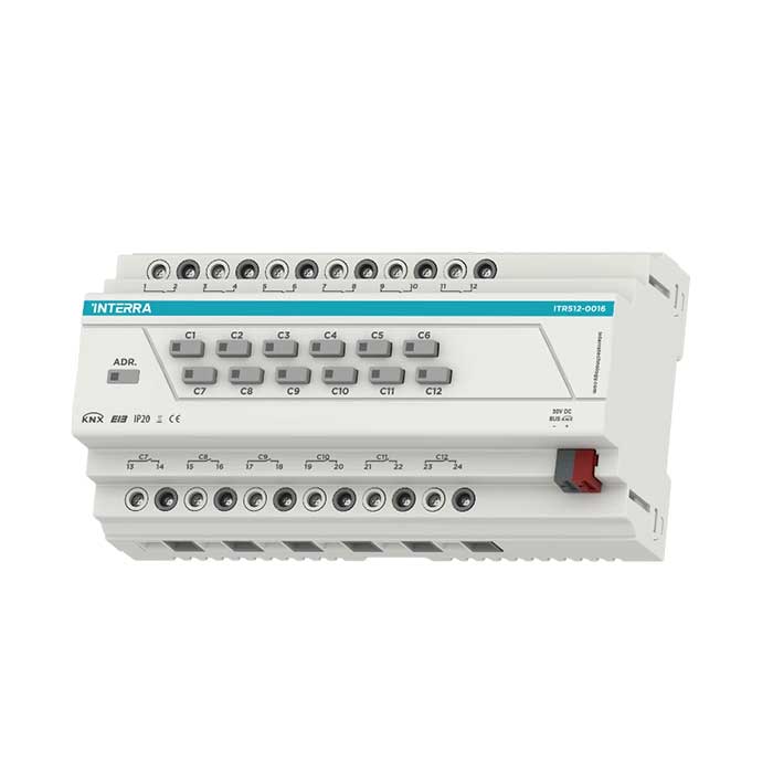 رله هوشمند KNX Actuator - 12 Channel 16A