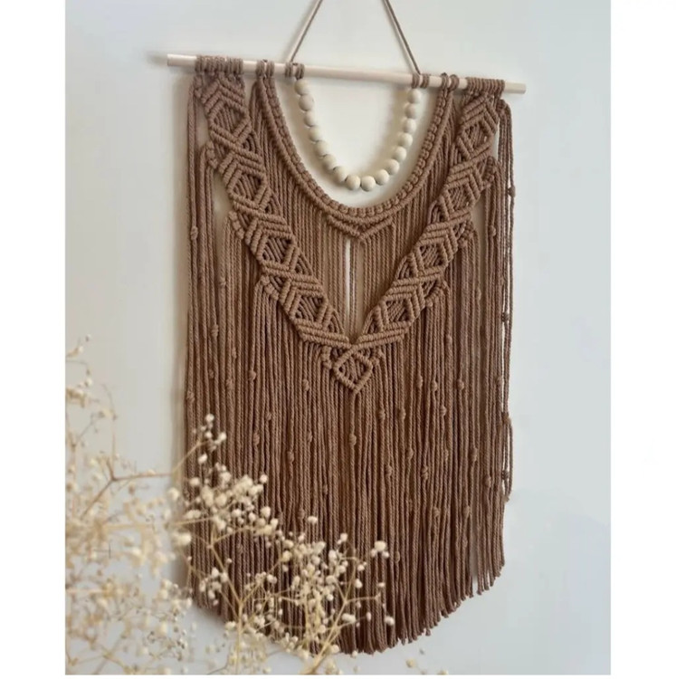 دیوارکوب مکرومه کد 250 برند گره چی و رنگ دلخواه