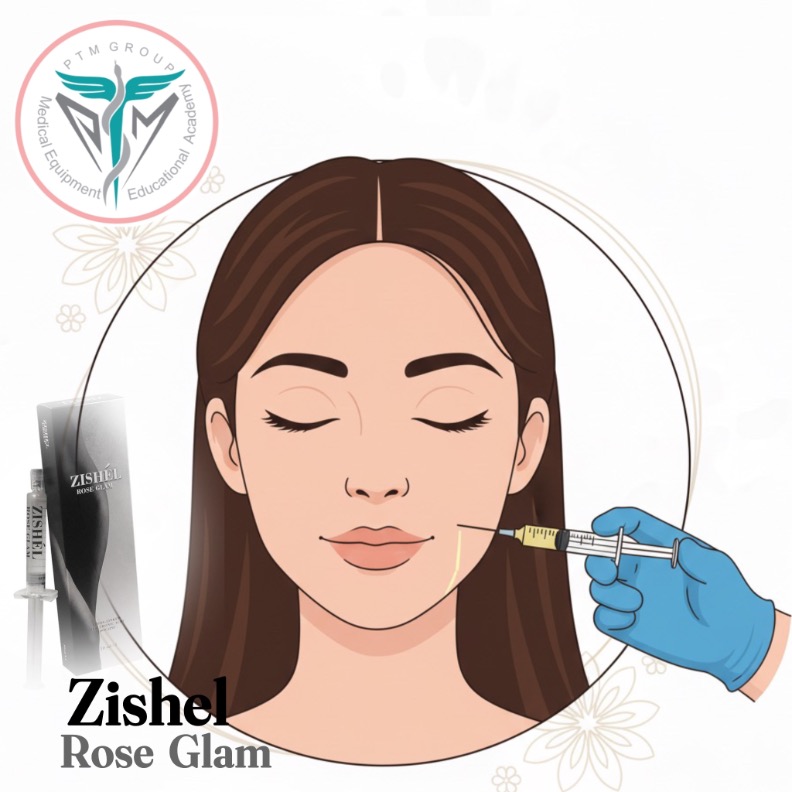 ژل Rose Glam 10cc زیشل (ZISHEL)