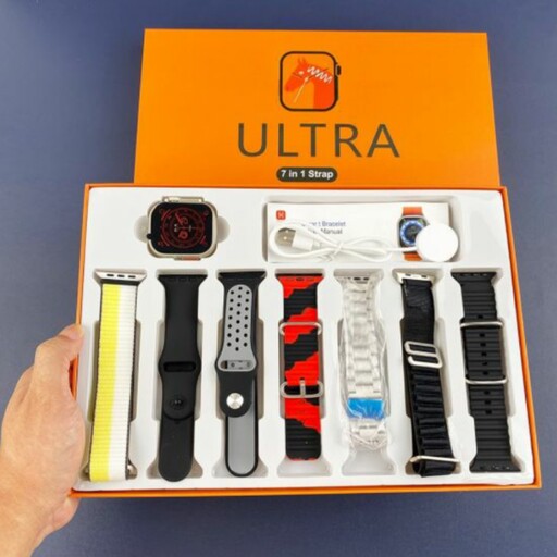 ساعت هوشمند8 الترا مدل 8ULTRA MAX 7 IN 4 STRAP
