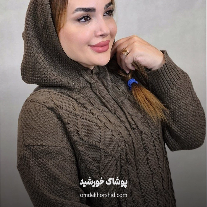 ست بافت کلاه دار ساده