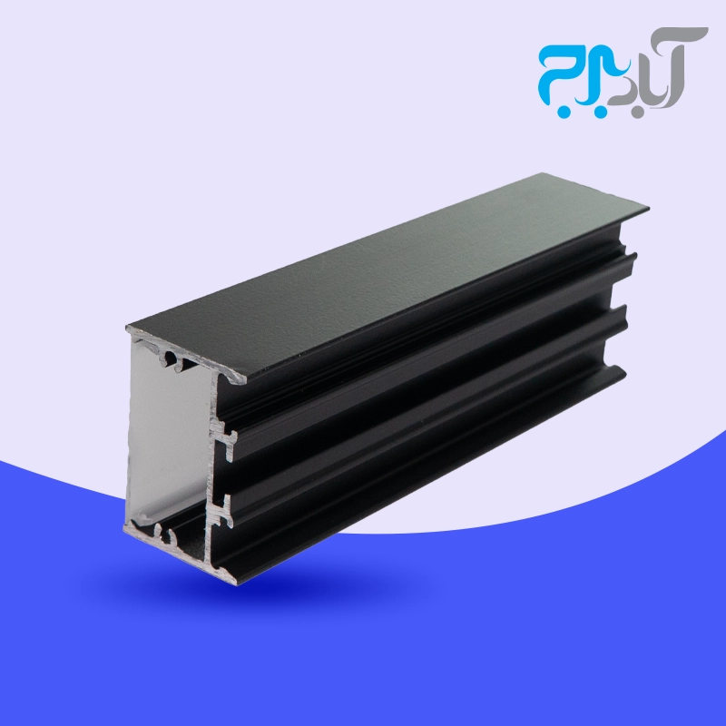 لاین نوری عرض 35 میل ارتفاع25 میل بدون لبه آلومینیومی T.light 35DBL رنگ مشکی