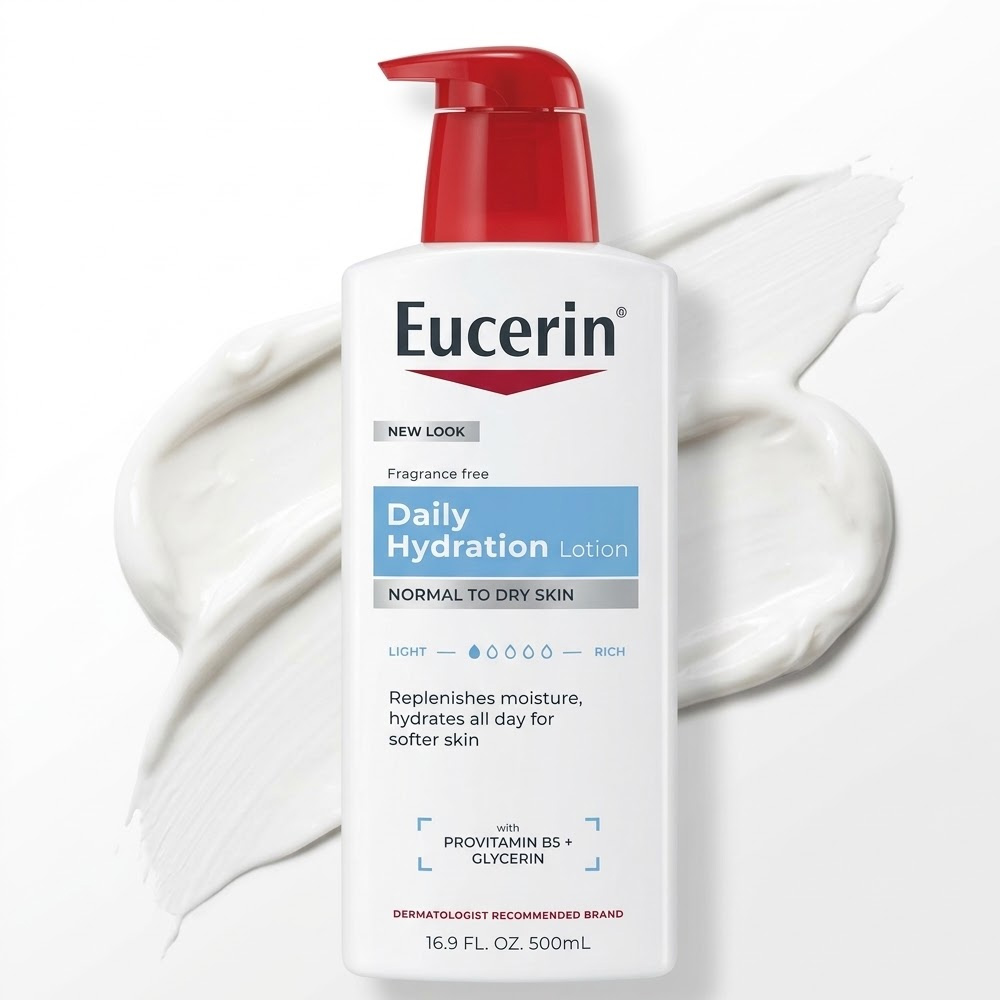 لوسیون آبرسان روزانه پوست خشک و معمولی اوسرین / Eucerin