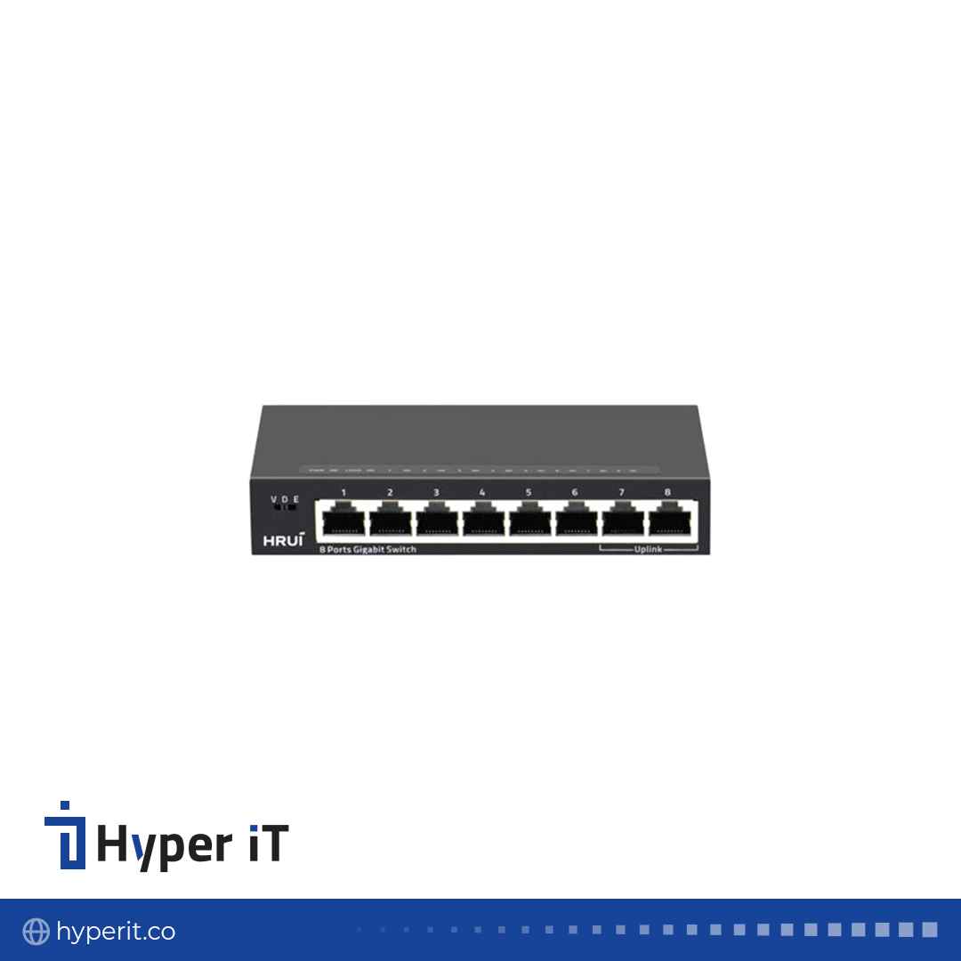 سوئیچ اترنت گیگ HRUI مدل HR-SWG1080