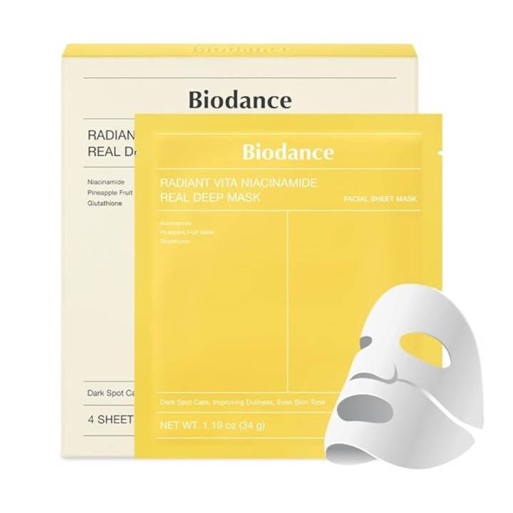 ماسک ویتا نیاسینامید بایودنس Biodance مدل radiant vita niacinamide اورجینال
