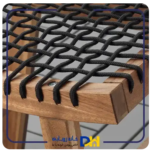 چهارپایه چوبی رویه طناب ایکیا STACKHOLMEN