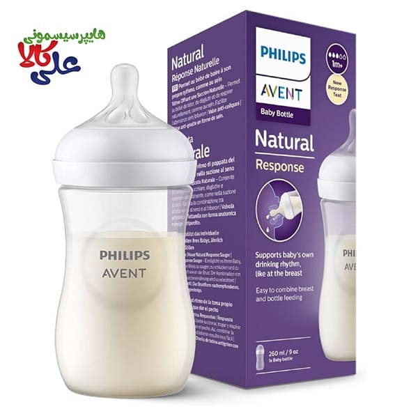شیشه شیر 260 میل فیلیپس اونت مدل ریسپانس
