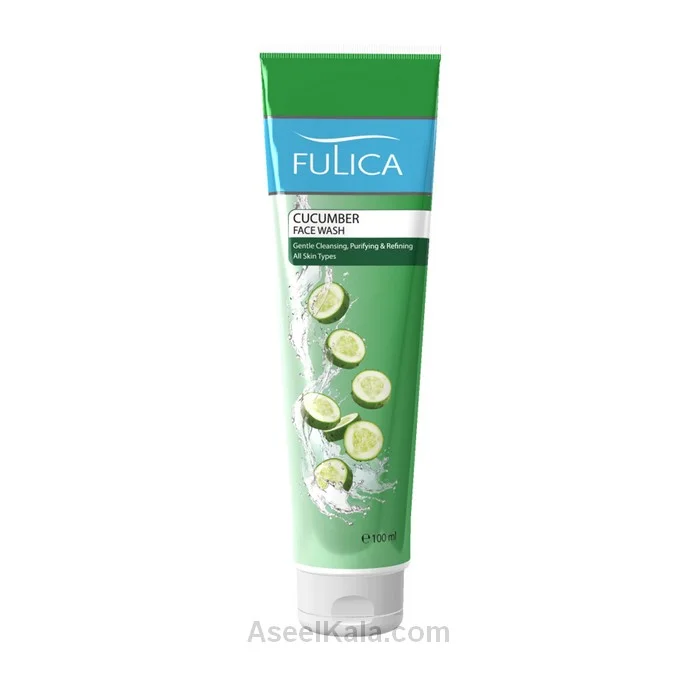 ژل شستشوی صورت فولیکا Fulica با رایحه خیار حجم 100 میل
