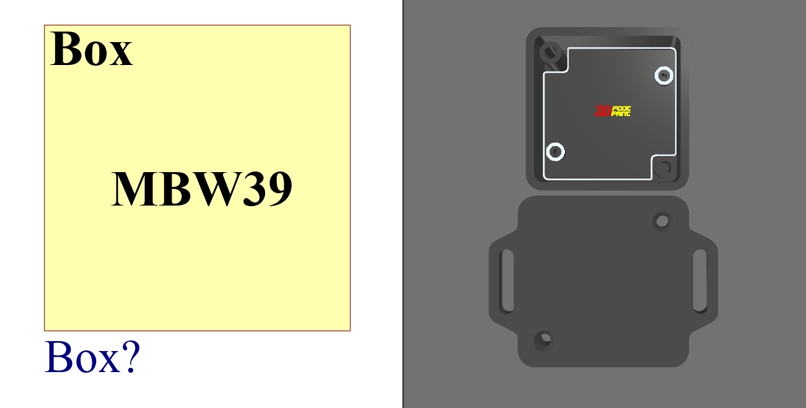 فوت پرینت 3بعدی باکس MBW39