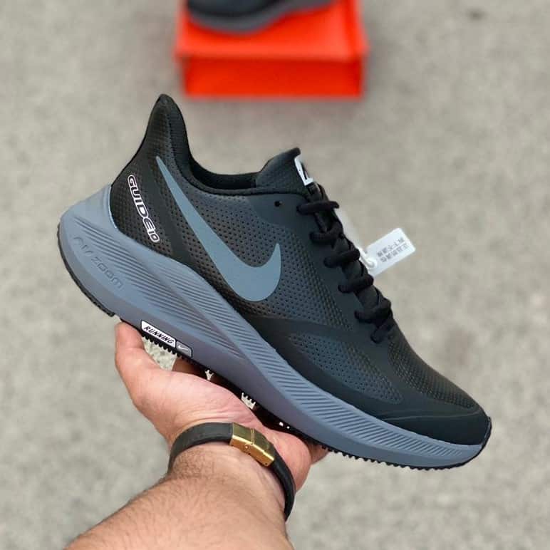 کتونی نایک ایرزوم گاید طوسی NIKE AIR ZOOM چرم