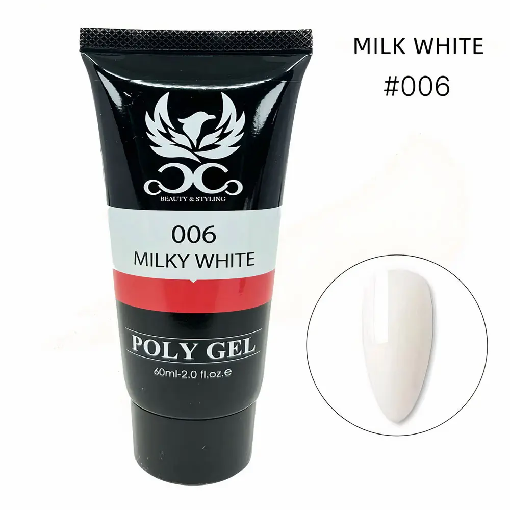 پلی ژل کوکو شماره Milky White 06 حجم 60 میل