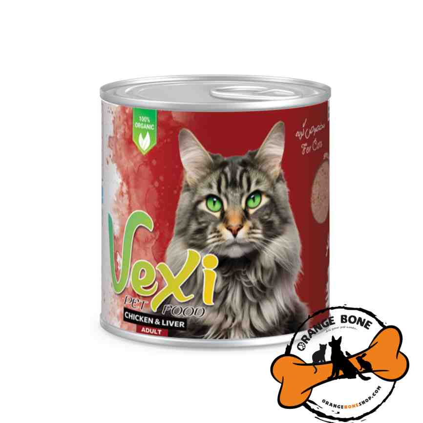 کنسرو پته گربه وکسی طعم مرغ و جگر (800 گرم)