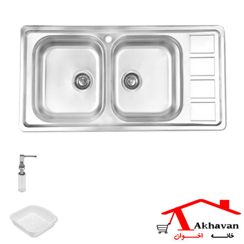 سینک ظرفشویی توکار کد 373 اخوان