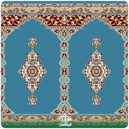 فرش سجاده‌ای محرابی طرح وصال