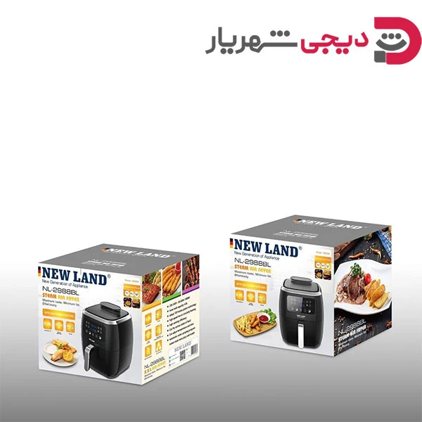 سرخ کن بدون روغن 6.8 لیتر نیولند NL-2988BL