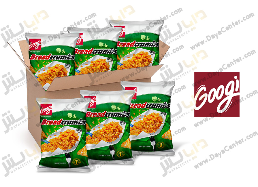 پودر سوخاری پولکی سفید گوگی کارتن 10 عددی