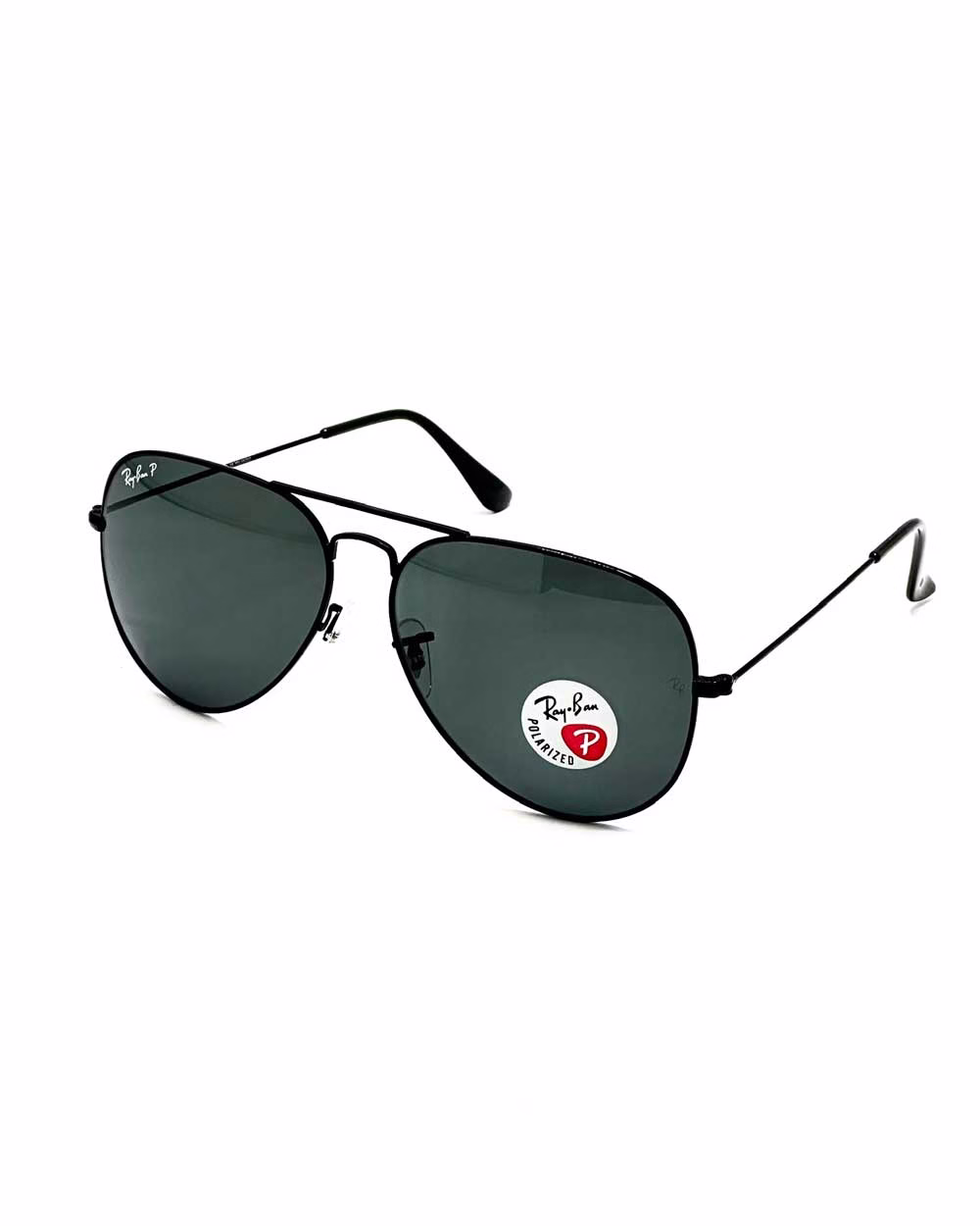 عینک آفتابی اسپرت ریبن خلبانی پلاریزه مدل RayBan RB3026 Polarized - فریم مشکی عدسی مشکی