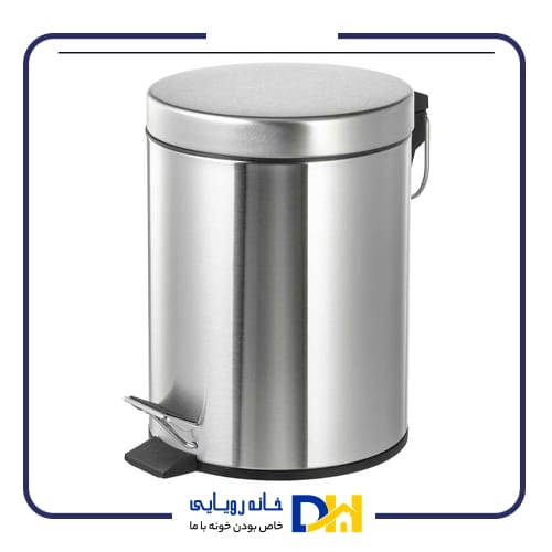 سطل پدالی۵لیتری استیل ایکیا STRAPATS