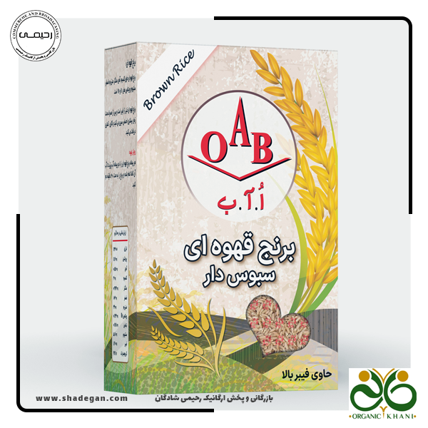 برنج قهوه ای سبوس دار OAB