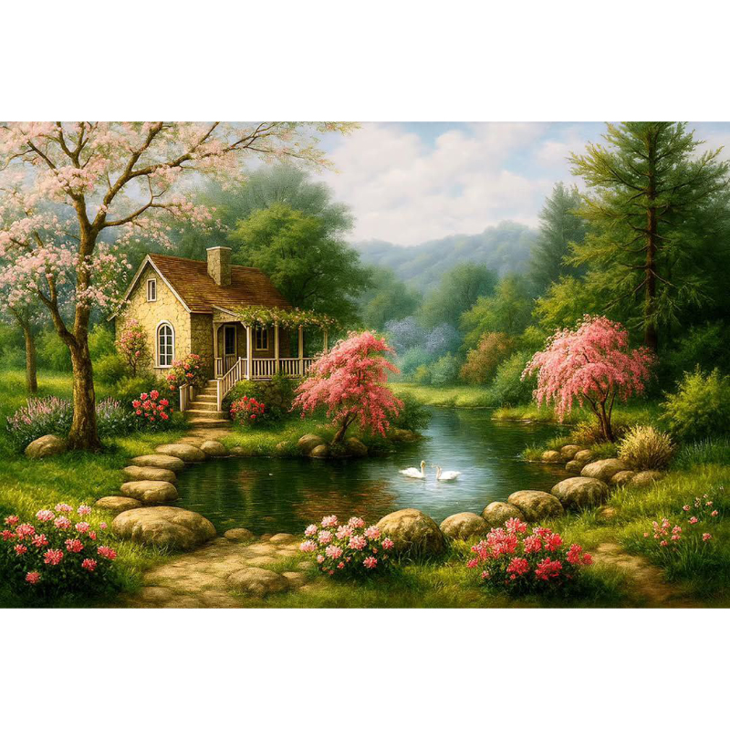 تابلو نقاشی الماسی بزرگسال کد 0069