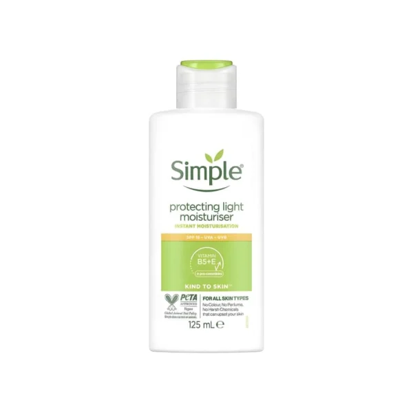 کرم آبرسان لایت سیمپل SPF15 مخصوص پوست حساس | Simple Hydrating Light Moisturiser SPF15