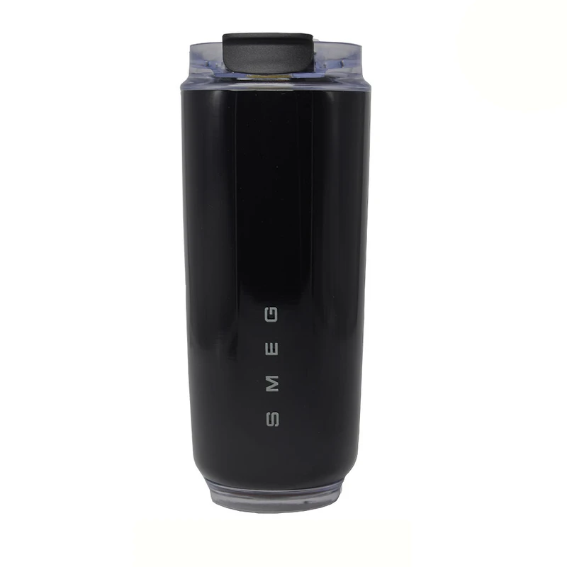 تراول ماگ اسمگ مشکی مدل Sl-648 لوگو برجسته گنجایش 0.48 لیتر