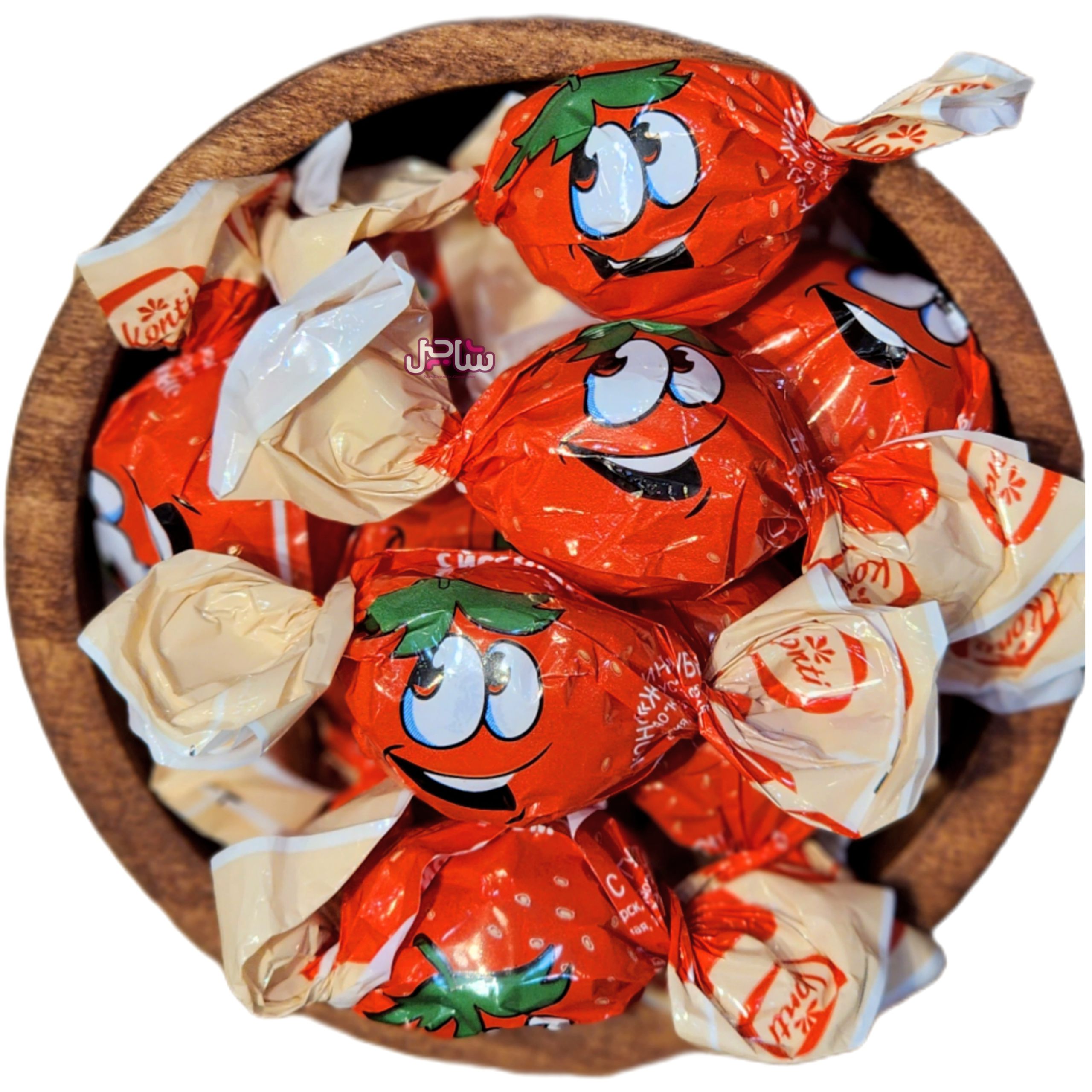 شیرینی پاستیلی کنتی (توت فرنگی)