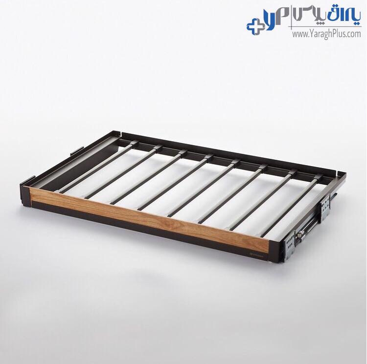 جای شلوار ریلی داخل کمد لباس با فرانت چوب قابل رگلاژ آرام بند یونی هاپر WS4143