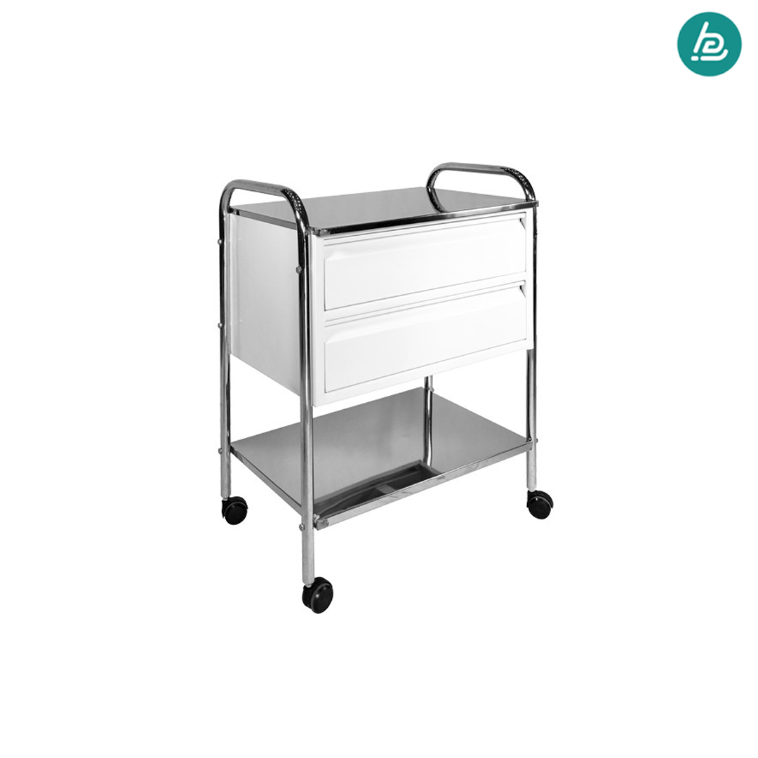 ترالی استیل 2 کشو