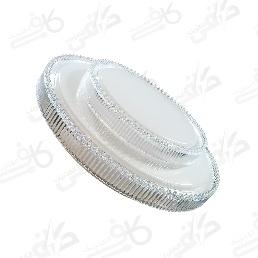 چراغ سقفی 72 وات دوطبقه طرح کریستال ریموت دار آلما کد 701 پلاس