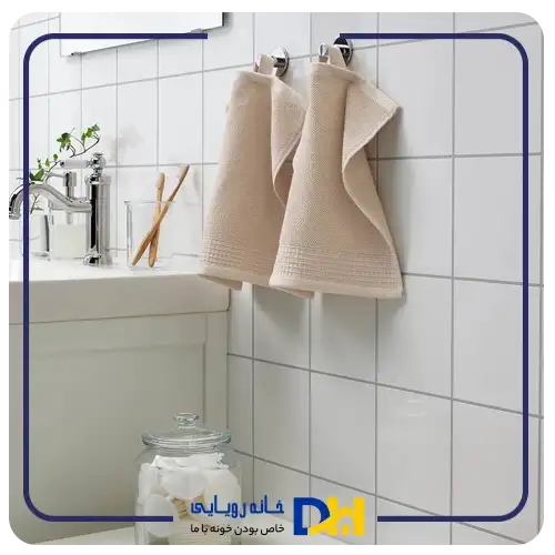 دستمال حوله ای کرم ایکیا VINARN
