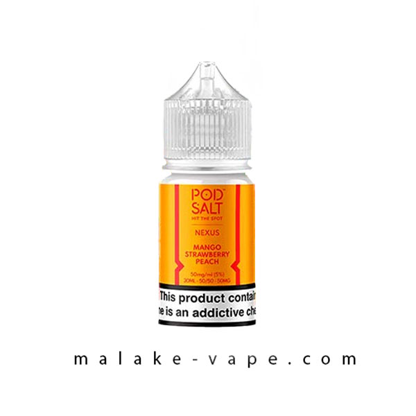 سالت انبه توت‌فرنگی (30میل) POD SALT NEXUS MANGO STRAWBERRY PEACH