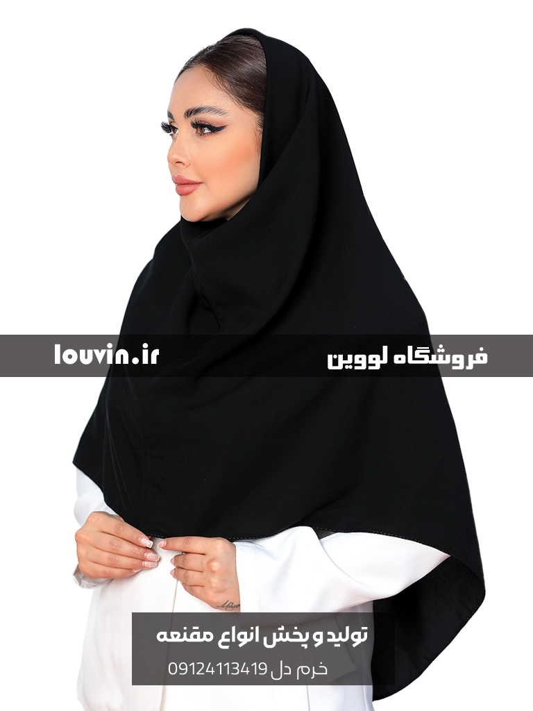 مقنعه کرپ قواره 100 دارای رنگبندی