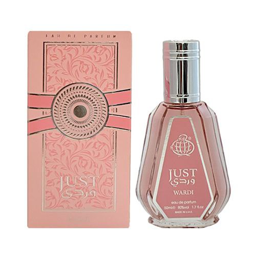 عطر ادکلن جاست وردی فراگرنس ورد 50میل رایحه یارا صورتی JUST WARDI