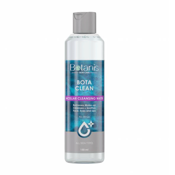 محلول پاک کننده آرایش بوتانیس bota clean حجم 150 میلی لیتر