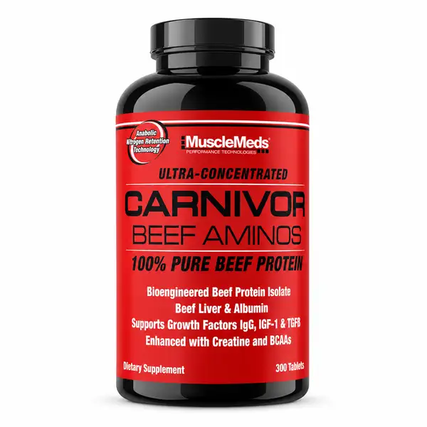 قرص آمینو بیف ماسل مدز 300 عددی MuscleMeds Beef Amino