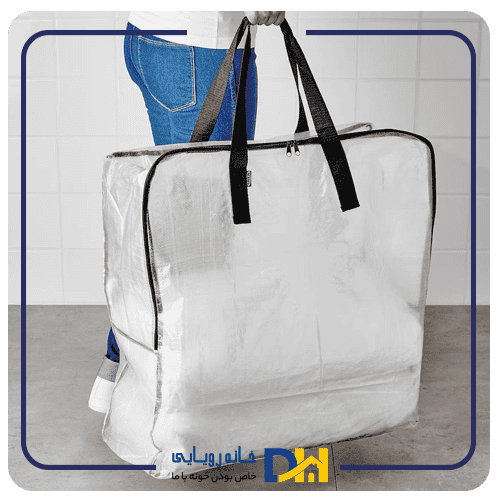 باکس نظم دهنده زیپ مشکی ایکیا DIMPA