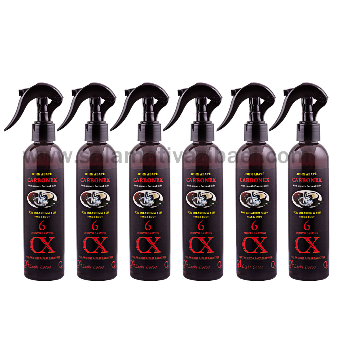 برنزه کننده فوری کربن ایکس آمریکا ( پکیج 6 عددی)- CARBONEX