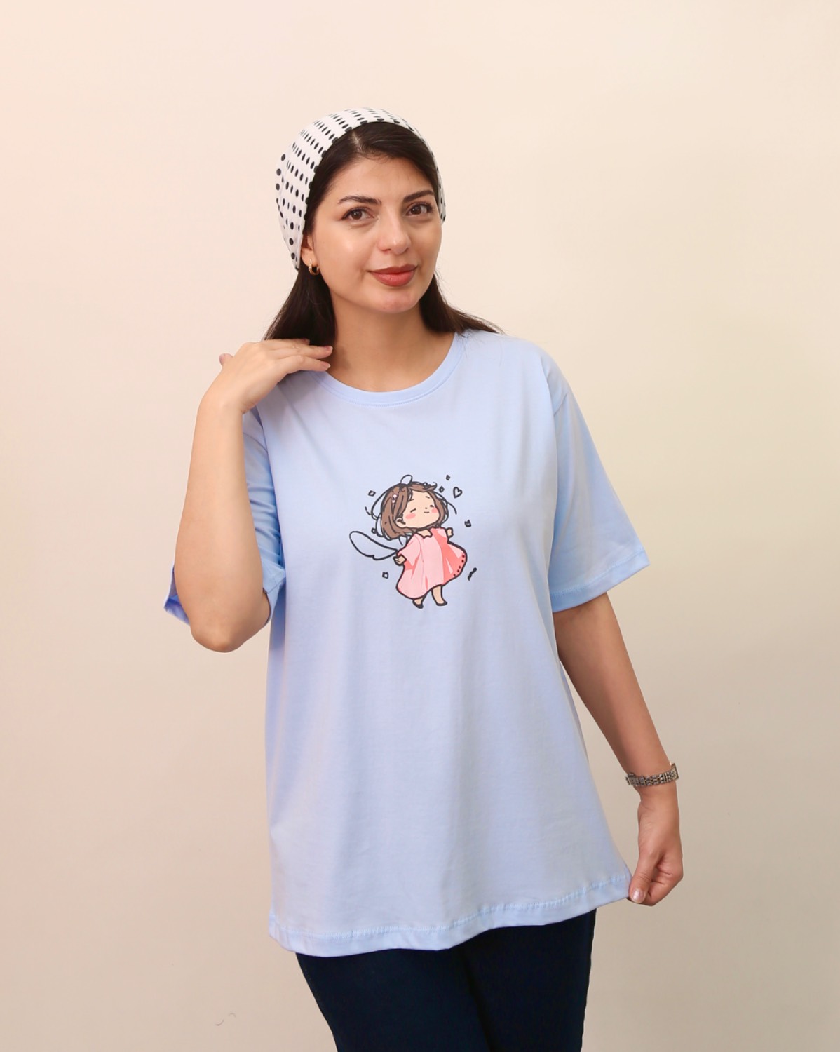 تیشرت باکسی فرشته